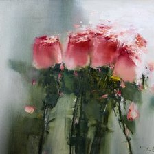 Схема вышивки «туманные розы»