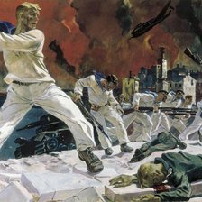 Схема вышивки «Оборона Севастополя»