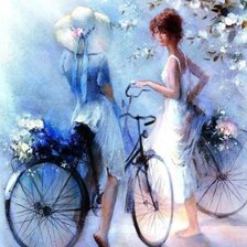 Схема вышивки «Подружки»