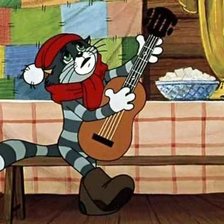 Схема вышивки «Кот Матроскин»