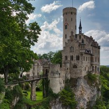 Схема вышивки «Замок в горах 2»