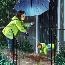 Схема вышивки «LLUVIA»