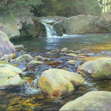 Схема вышивки «желтый камень»