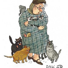 Схема вышивки «Бабкин гороскоп "Рак"»