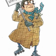 Схема вышивки «Бабкин гороскоп "Водолей"»