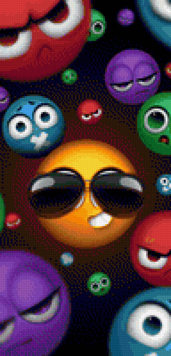 Смайлик - смайлики смаил смайлик грусть злость весело - предпросмотр