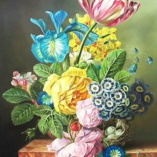 Схема вышивки «Цветы»