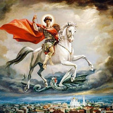 Схема вышивки «Георгий Победоносец»