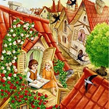 Схема вышивки «Кай и Герда»