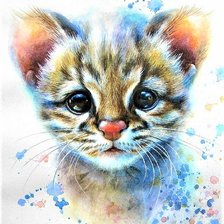 Схема вышивки «Small gepard»