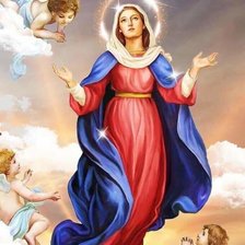 Схема вышивки «Maria lên trời»