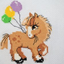 Схема вышивки «маленькая пони»