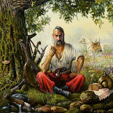 Схема вышивки «козак мамай»