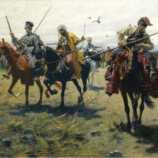 казаки под лейпцигом