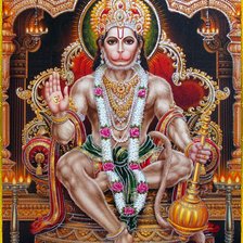 Схема вышивки «Хануман»