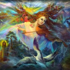 Схема вышивки «музыка»