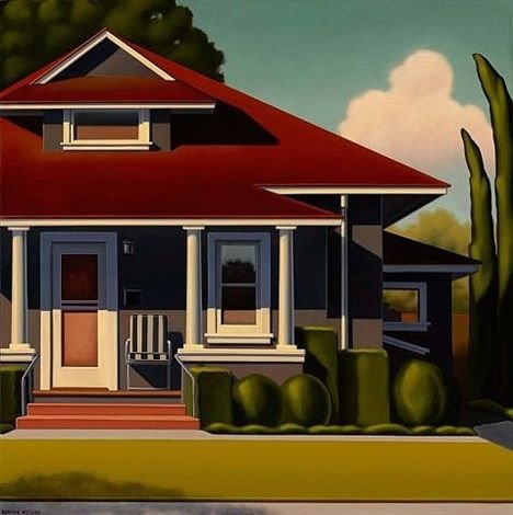 дом - картина - оригинал