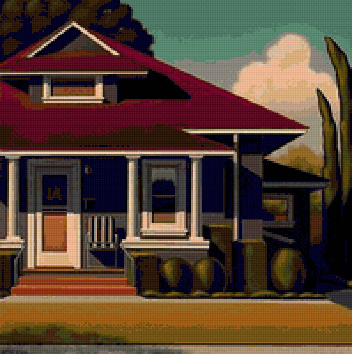 дом - картина - предпросмотр