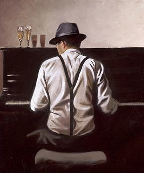 парень за роялем - картина - оригинал