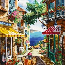 Схема вышивки «Italian street 1»