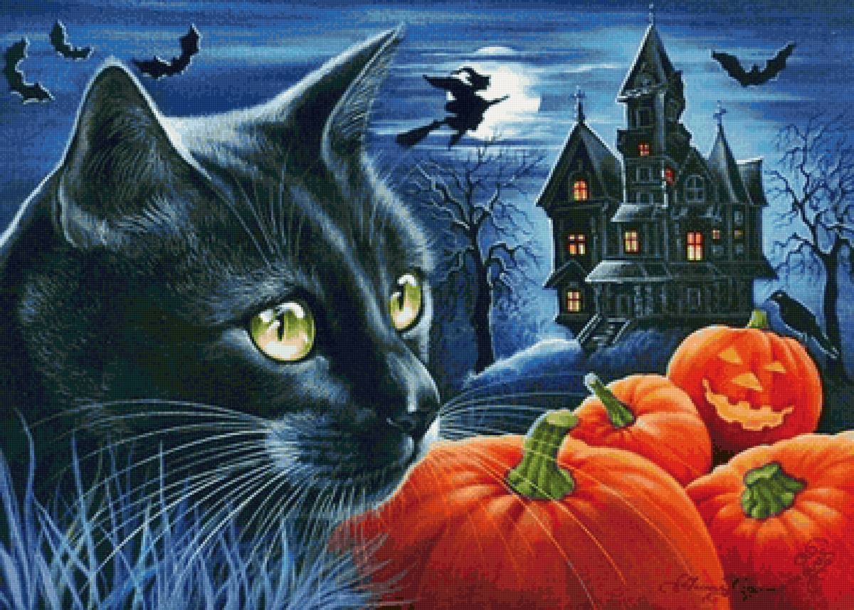 Gato. - animais. ilustração .fantasia. - предпросмотр