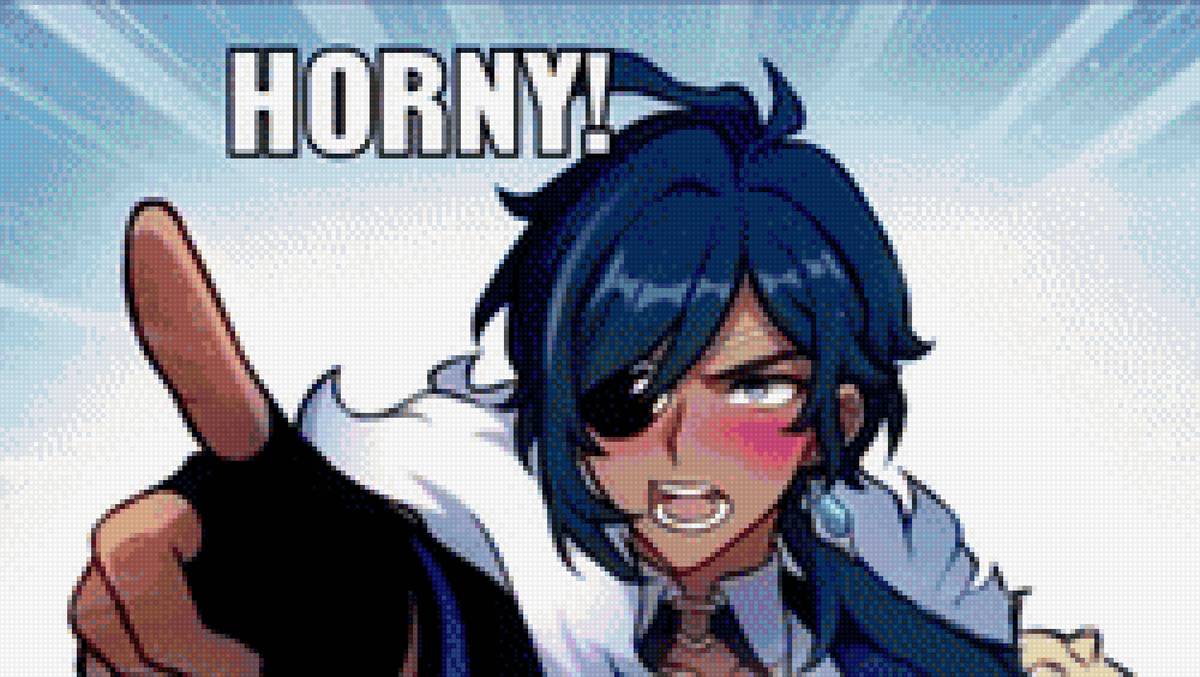 Horny Kaeya :> - кэйа, kaeya, геншин, genshin impact - предпросмотр