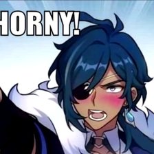 Схема вышивки «Horny Kaeya :>»