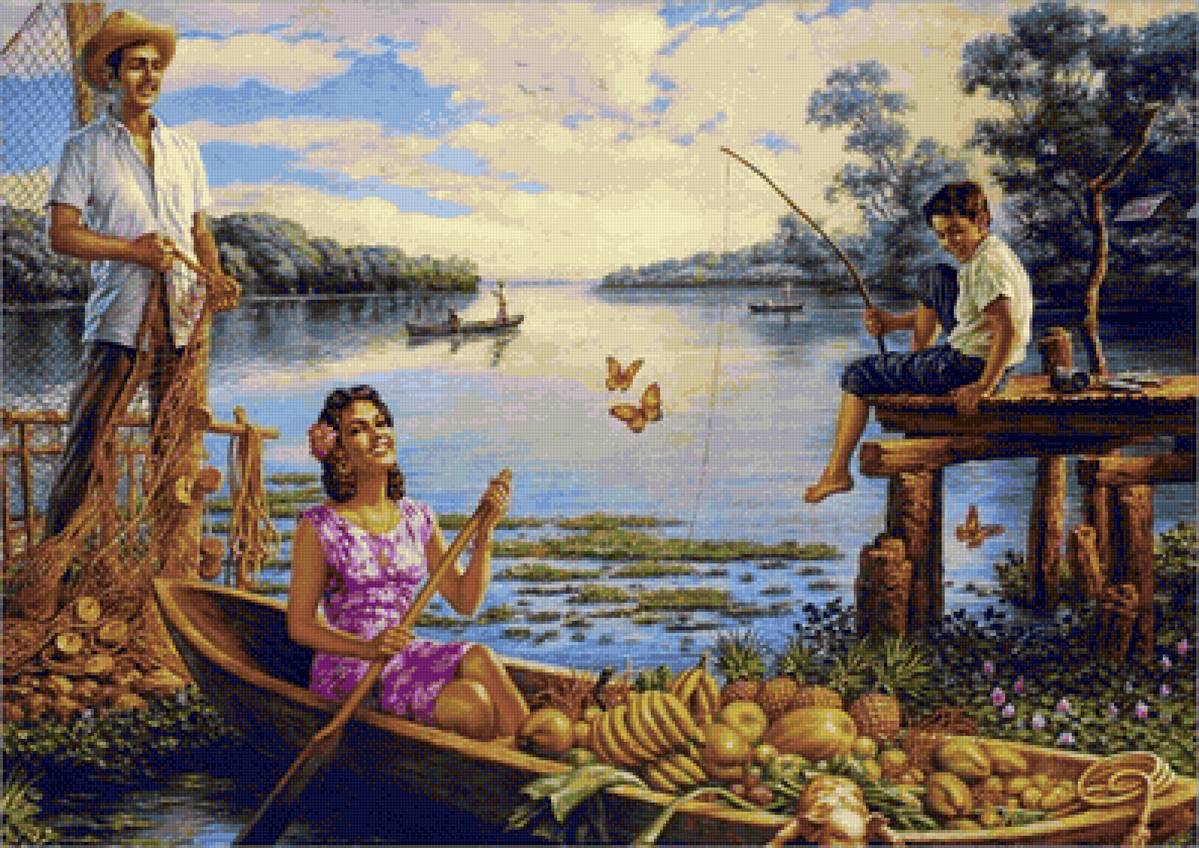 De pesca - persona - предпросмотр