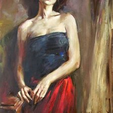 Схема вышивки «mujer»