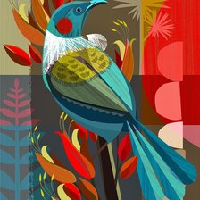 Схема вышивки «Pássaro.»