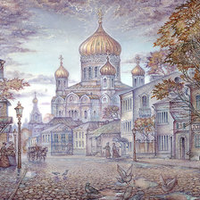 Схема вышивки «Собор»