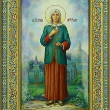 Схема вышивки «Ксения Петербургская св. блаженная»