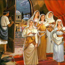 Схема вышивки «5 cô khôn ngoan»