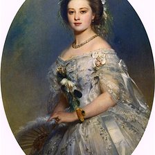 Схема вышивки «принцесса Виктория»