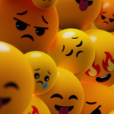 Схема вышивки «Смайлики»