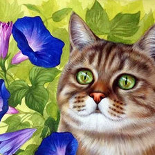 Схема вышивки «Gato.»