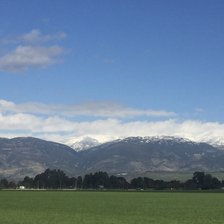 Схема вышивки «Горы»