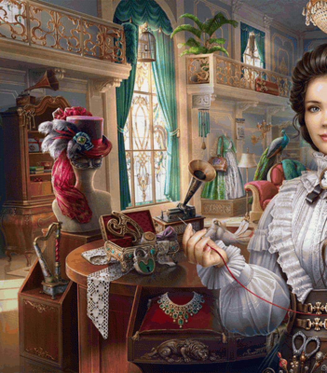 Волшебное ателье (часть 1) - ателье, швея, девушка - предпросмотр