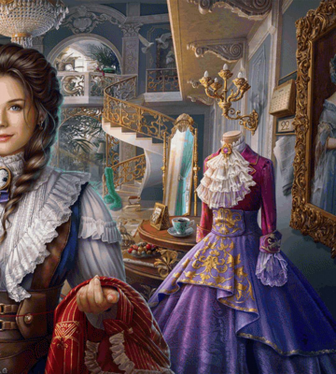 Волшебное ателье (часть 2) - ателье, девушка, швея - предпросмотр