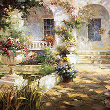 Схема вышивки «Летний сад»