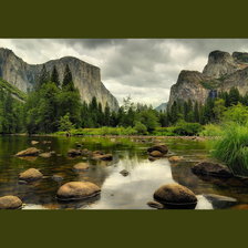 Схема вышивки «Пейзаж»