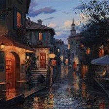 Схема вышивки «Городской пейзаж»