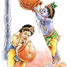 Схема вышивки «Кришна»