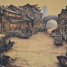 Схема вышивки «cảng cổ TQ»