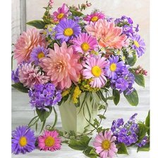 Схема вышивки «Букет»