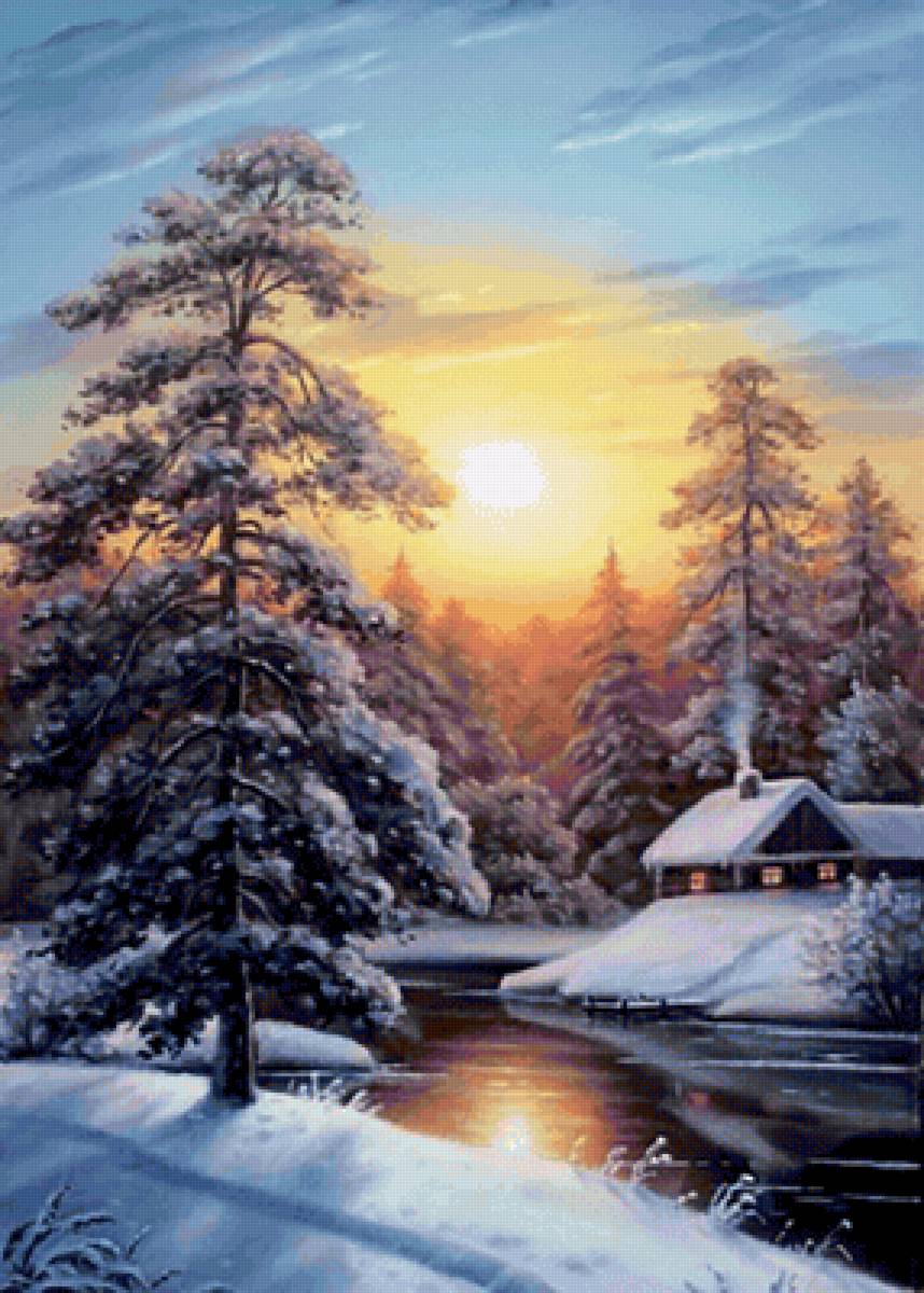 Зима - художники - предпросмотр