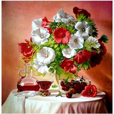 Схема вышивки «flori»