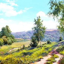 Схема вышивки «Paisagens.»