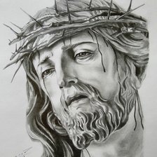 Схема вышивки «Cristo»