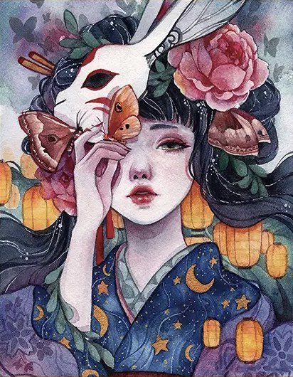 Cô gái hồ ly - cô gái - оригинал